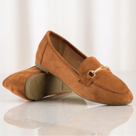 Anesia Paris Elegante Wildleder-Loafer braun 1