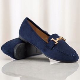 Anesia Paris Elegante Slipper navy blau blau 1