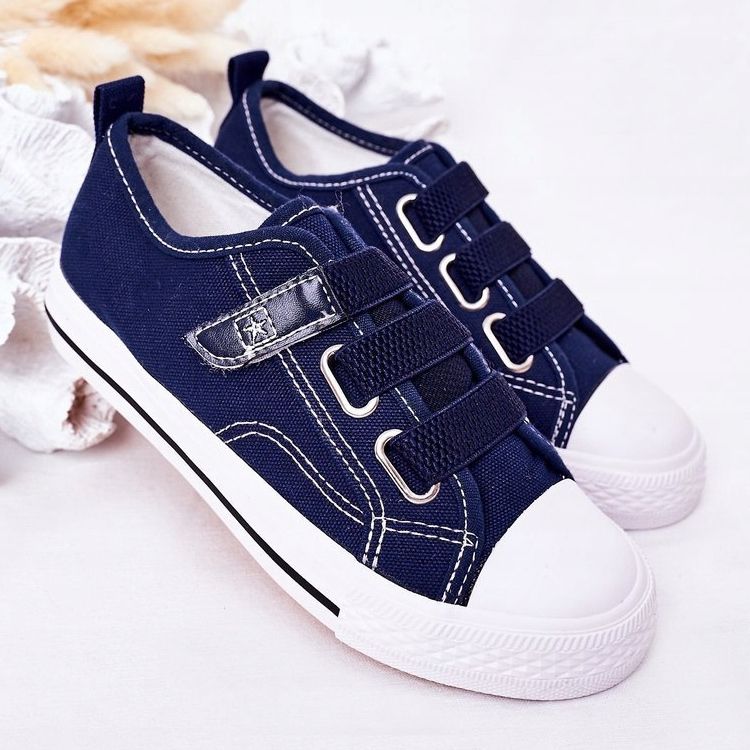 EVE Sneakers für Kinder mit Klettverschluss Marineblau Avengers 2
