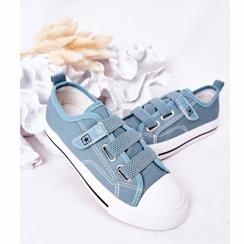 EVE Blaue Avengers Klett-Sneaker für Kinder 1