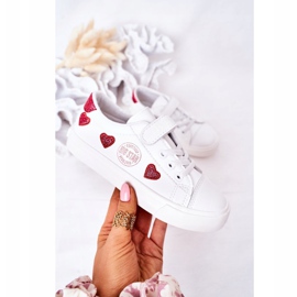 Kinder Sneaker mit Klettverschluss Big Star HH374001 Weiß 1