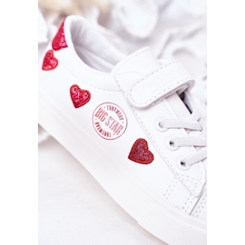 Kinder Sneaker mit Klettverschluss Big Star HH374001 Weiß 2