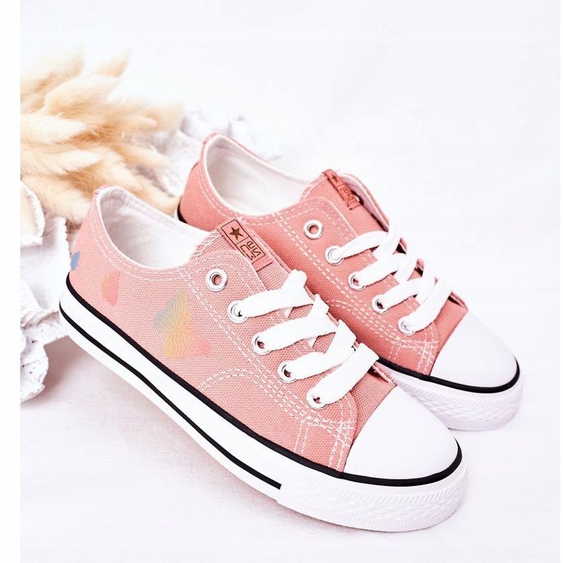 EVE Sneakers für Kinder mit Schmetterlingen Pink Fairytales rosa 1