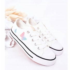 EVE Sneakers für Kinder mit Schmetterlingen White Fairytales weiß 2