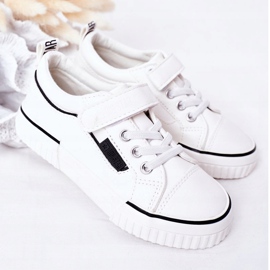 Kinder Sneaker mit Klettverschluss Big Star HH374028 Weiß 1