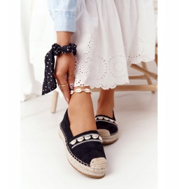 PG1 Espadrilles auf der Plattform mit schwarzer Muschel 2