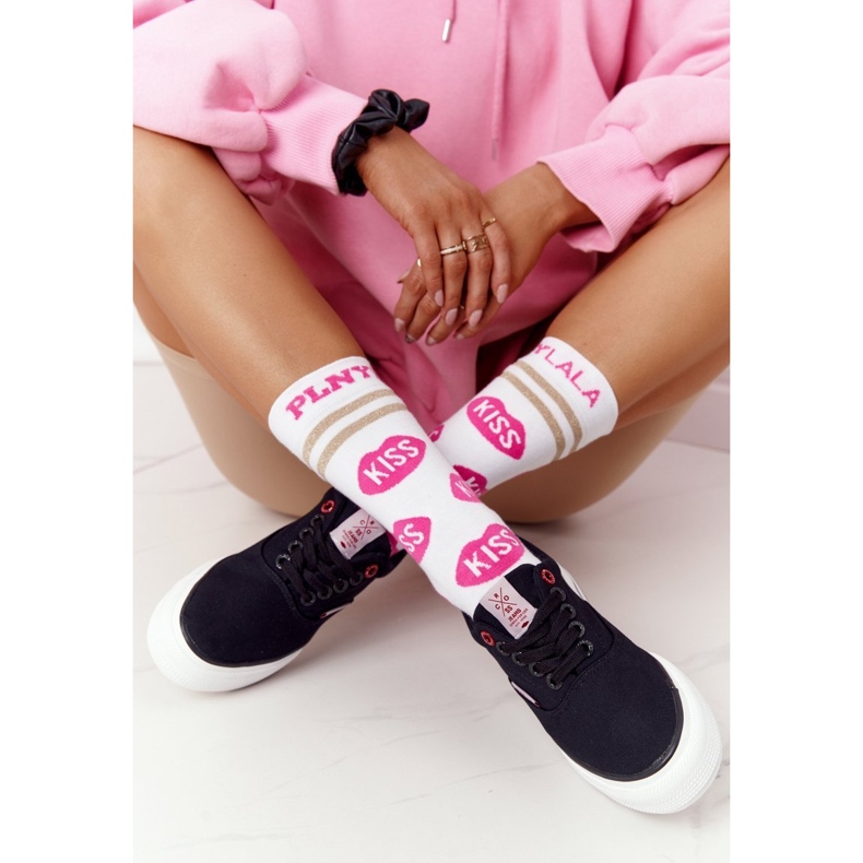 Damen Sneakers On The Cross Jeans FF2R4002C Czarme Plattform schwarz 2