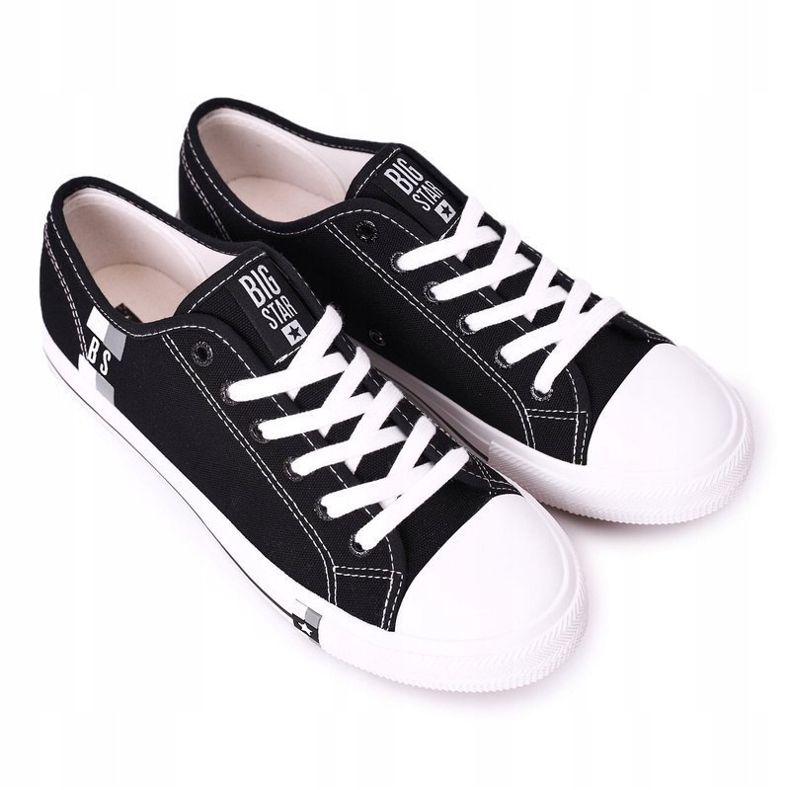 Herren Schwarz Big Star HH174323 Sneakers 2