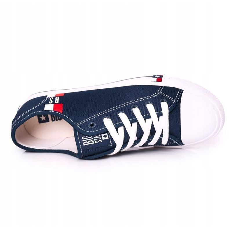 Herren Big Star HH174326 Marineblaue Turnschuhe navy blau 1