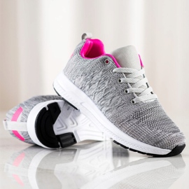 SHELOVET Leichte Sneaker zum Schnüren grau 1