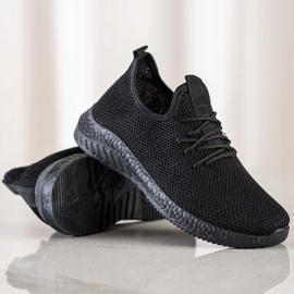 SHELOVET Textile Sportschuhe schwarz 1