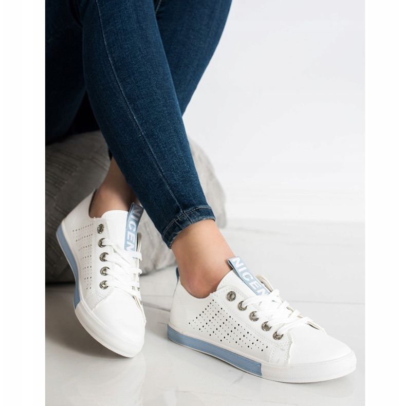 Bella Paris Sneakers mit Öko-Leder weiß 1