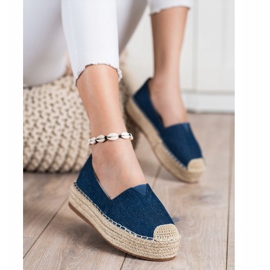SHELOVET Modische Espadrilles blau 1