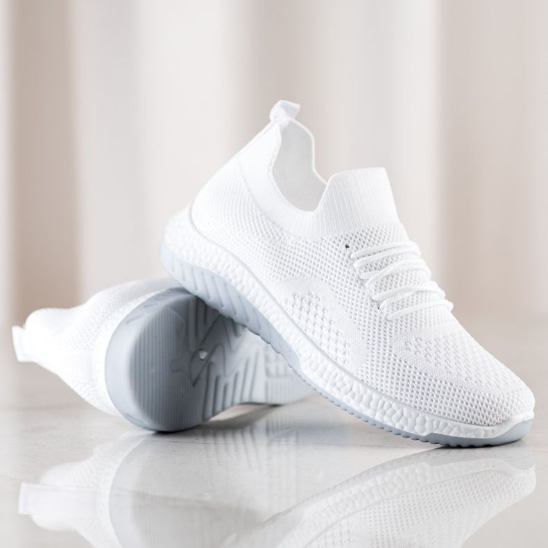 Camo Durchbrochene weiße Turnschuhe 1