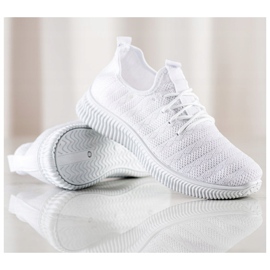 SHELOVET Leichte Textil-Sportschuhe weiß 1