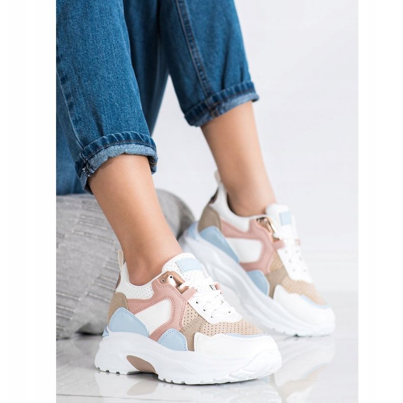 SHELOVET Bunte Turnschuhe mehrfarbig 1