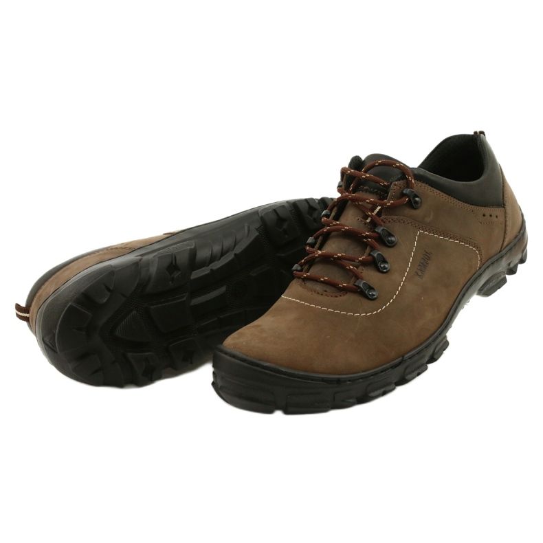 Kampol Herren Trekkingschuhe 36 oliv braun mehrfarbig 4