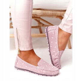 Rio Flore Umweltfreundliche Lederslipper Rosa 5