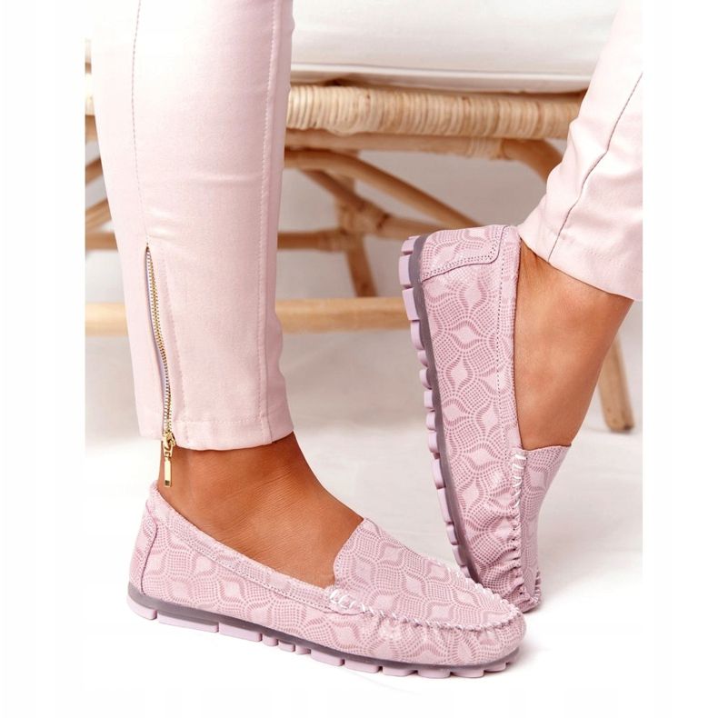 Rio Flore Umweltfreundliche Lederslipper Rosa 5