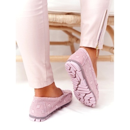 Rio Flore Umweltfreundliche Lederslipper Rosa 4