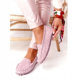 Rio Flore Umweltfreundliche Lederslipper Rosa 1