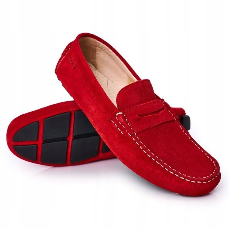 Wildleder Casual Loafer GOE HH1N4066 Rot 1