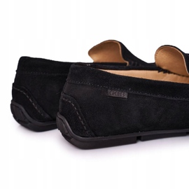 Wildleder Casual Loafer GOE HH1N4080 Schwarz 1