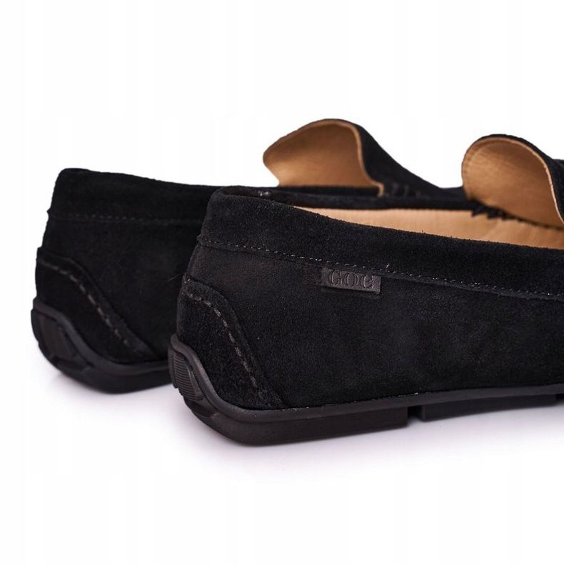 Wildleder Casual Loafer GOE HH1N4080 Schwarz 1