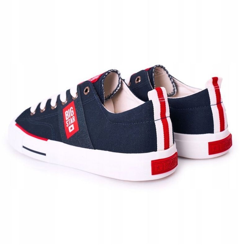 Herren Big Star HH174041 Marineblaue Turnschuhe 1
