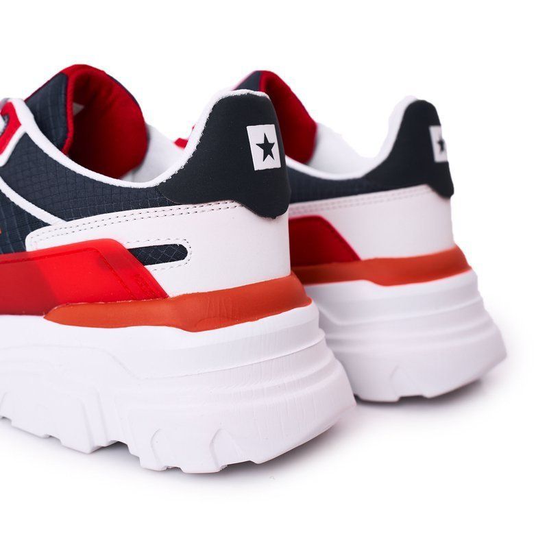 Herren Sportschuhe Memory Foam Big Star HH174207 Marineblau-Weiß navy blau mehrfarbig 1