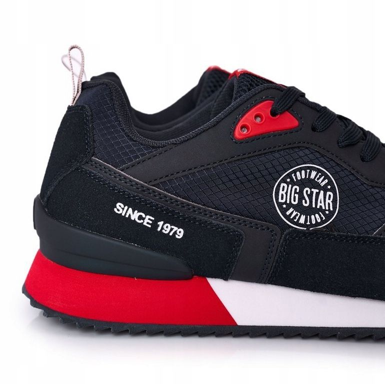 Herren Sportschuhe Memory Foam Big Star HH174240 Marineblau 1