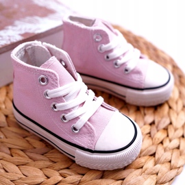 FRROCK Klassisch hohe Filemon Sneakers für Kinder in Rosa ['rosa'] 2