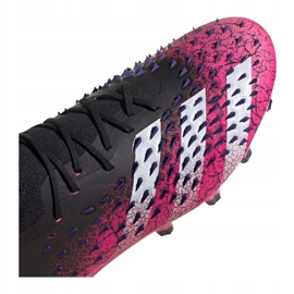 Adidas Predator Freak.1 Low Ag M FZ3751 Fußballschuhe schwarz, schwarz, rosa schwarz 2