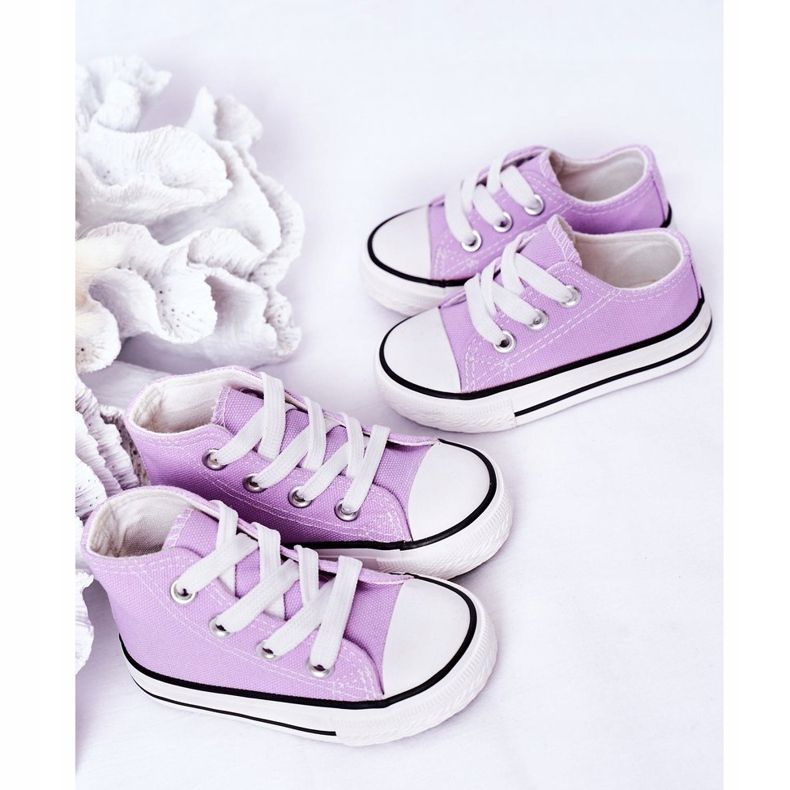 FRROCK Klassische lila Filemon Sneakers für Kinder violett 2