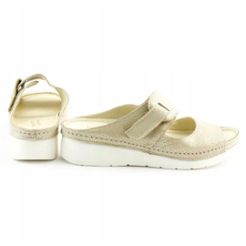 Dolce Pietro Klettverschlüsse 2211 beige silber- 4