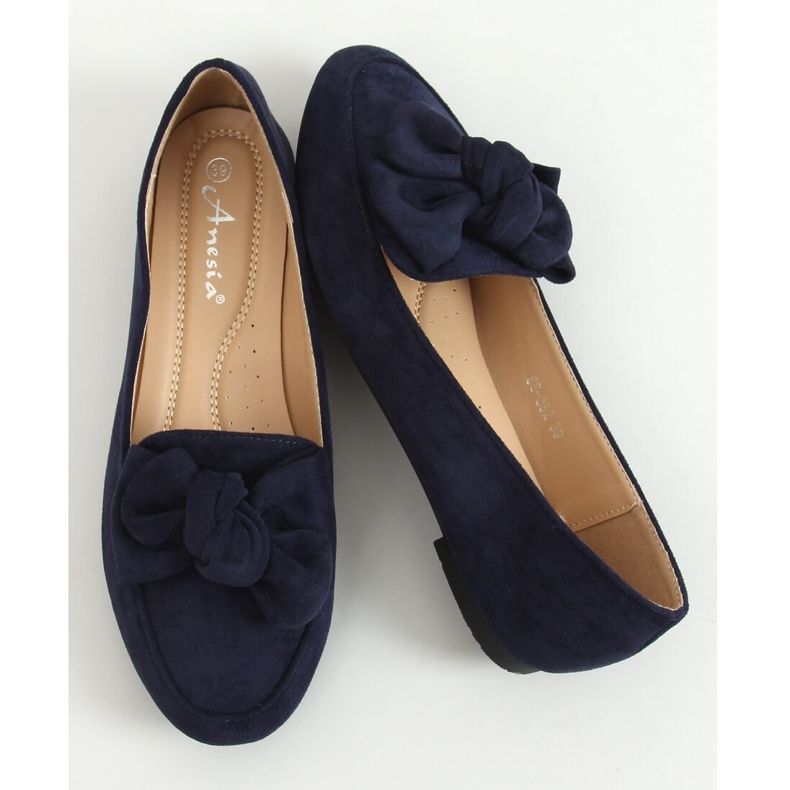 Loafer mit Schleife marineblau 88-382 Navy navy blau 1