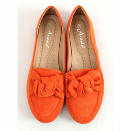 Orange Slipper mit Schleife 88-382 Orange 1