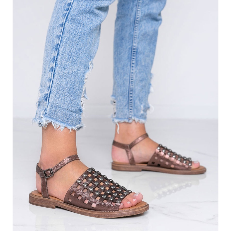 Brown Sun Shiny Brown Sandalen braun 1