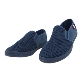 NEWS Tommy Marineblaue Turnschuhe 21MN02-3636 1