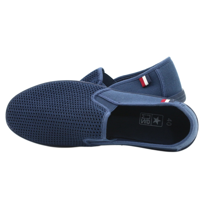 NEWS Tommy Marineblaue Turnschuhe 21MN02-3636 4