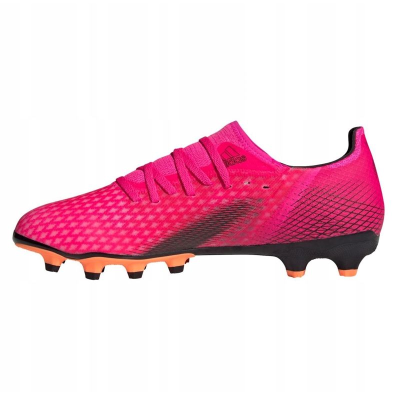 Adidas X Ghosted.3 Mg M FW6973 Fußballschuhe graphit, rosa rosa 1