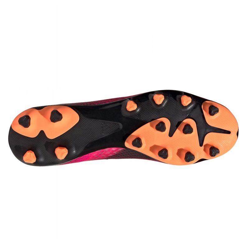 Adidas X Ghosted.3 Mg M FW6973 Fußballschuhe graphit, rosa rosa 2