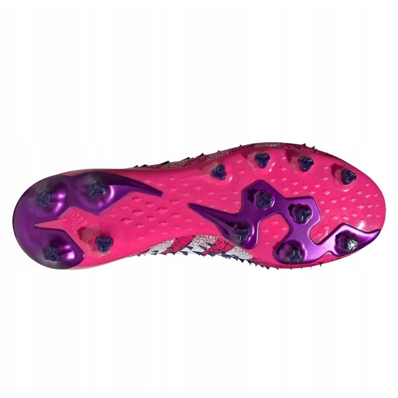 Adidas Predator Freak.1 Ag M FW7242 Fußballschuhe graphit, schwarz, violett schwarz 2