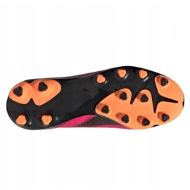 Adidas X Ghosted.3 Mg Jr FY1093 Fußballschuhe graphit, rosa rosa 2