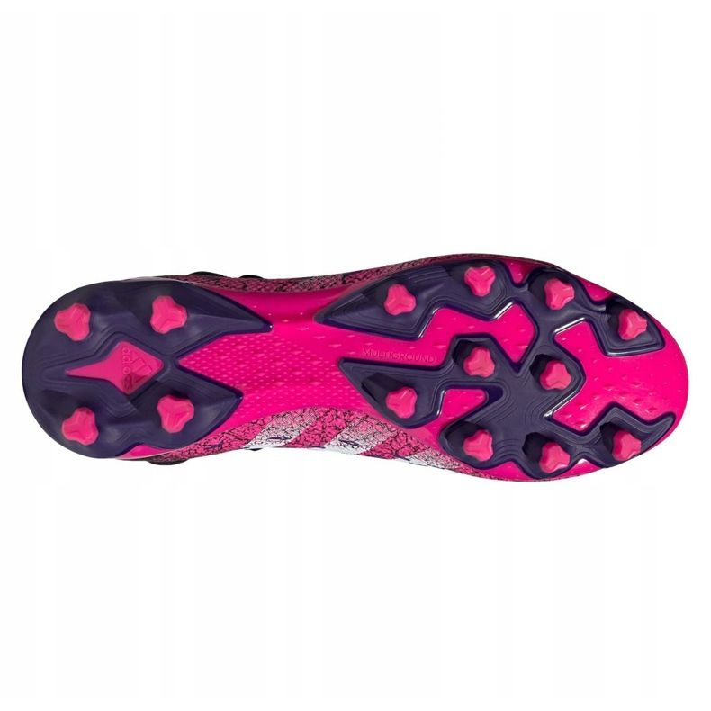 Adidas Predator Freak.3 Mg M FW7515 Fußballschuhe graphit, schwarz, violett schwarz 2