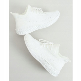 Weiß 7819 Weiße Socken Sportschuhe 1