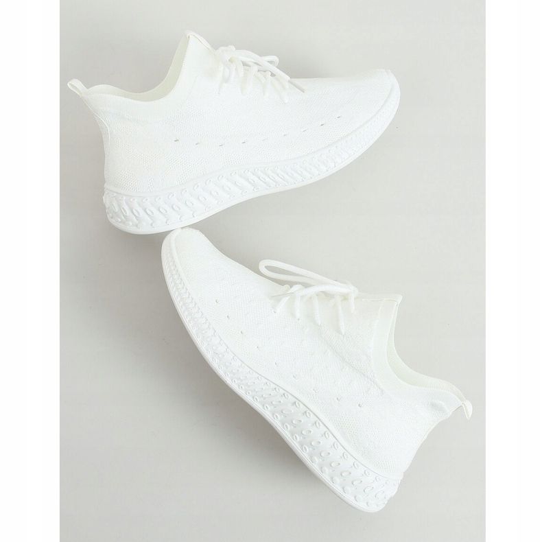 Weiß 7819 Weiße Socken Sportschuhe 1