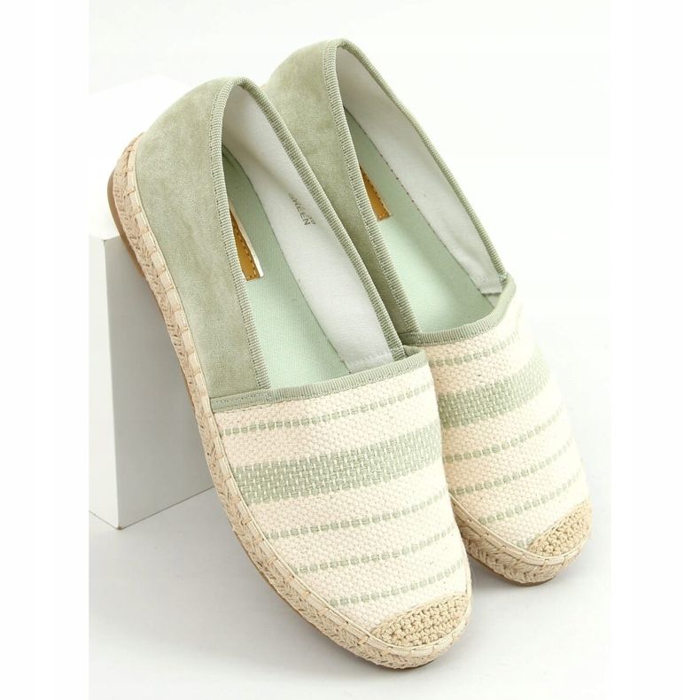 Aquamarine Espadrilles für Damen 3447 Grün 1
