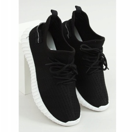 Schwarz 7817 BLACK / WHITE Socken Sportschuhe 1