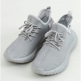 Graue Socken Sportschuhe 7817 Grau 1